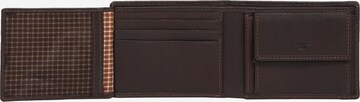 TOM TAILOR Wallet 'Lary' in Brown