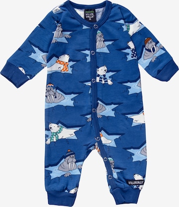 Villervalla Romper/Bodysuit 'Ice Star' in Blue: front