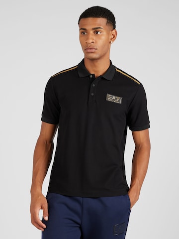 EA7 Emporio Armani Shirt in Zwart: voorkant