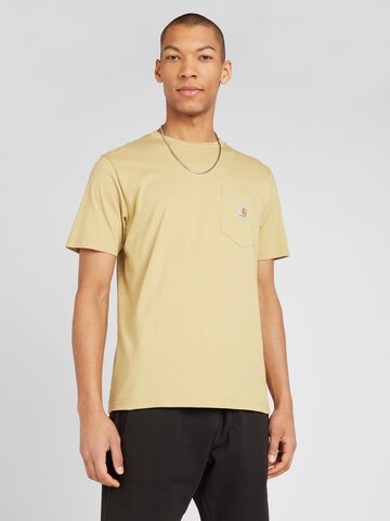 Carhartt WIP T-shirt i gul: framsida
