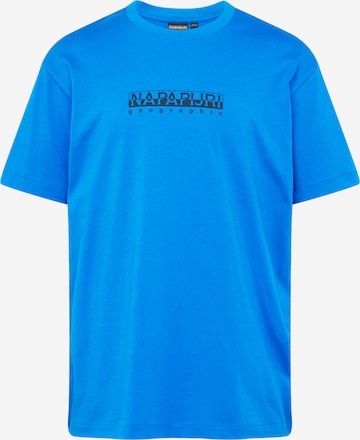 NAPAPIJRI Shirt in Blauw: voorkant