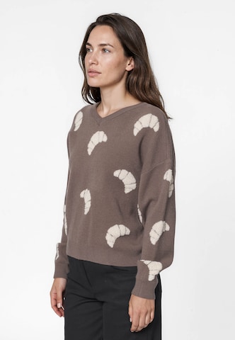 Kleinigkeit Sweater 'Hörnchen' in Brown
