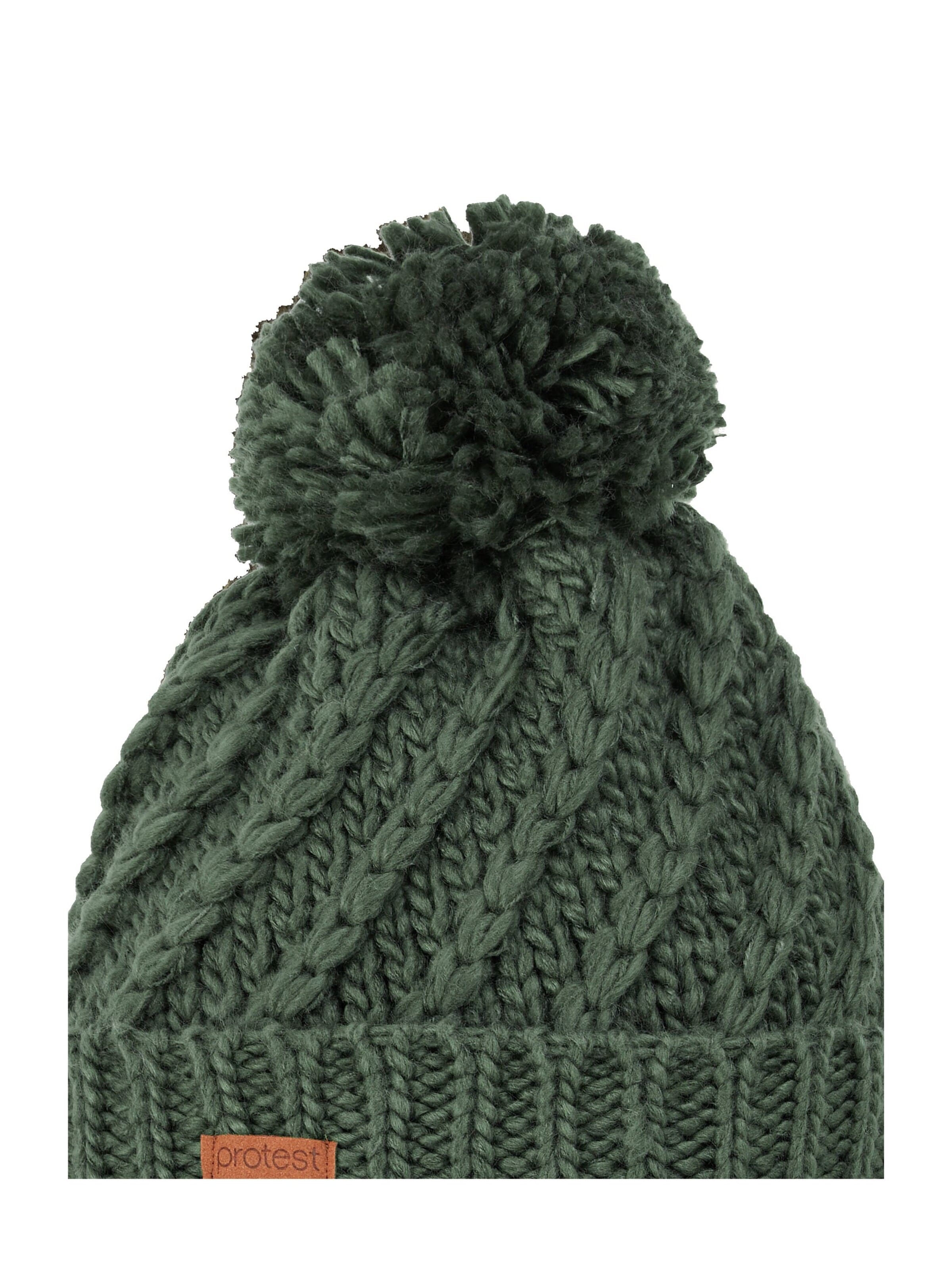 PROTEST Beanie 'PRTPaisley' in Green: front