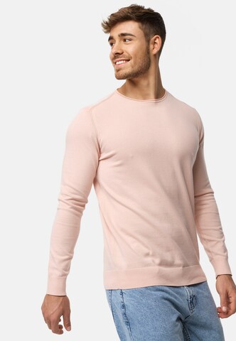 INDICODE JEANS Trui 'Gamal' in Roze