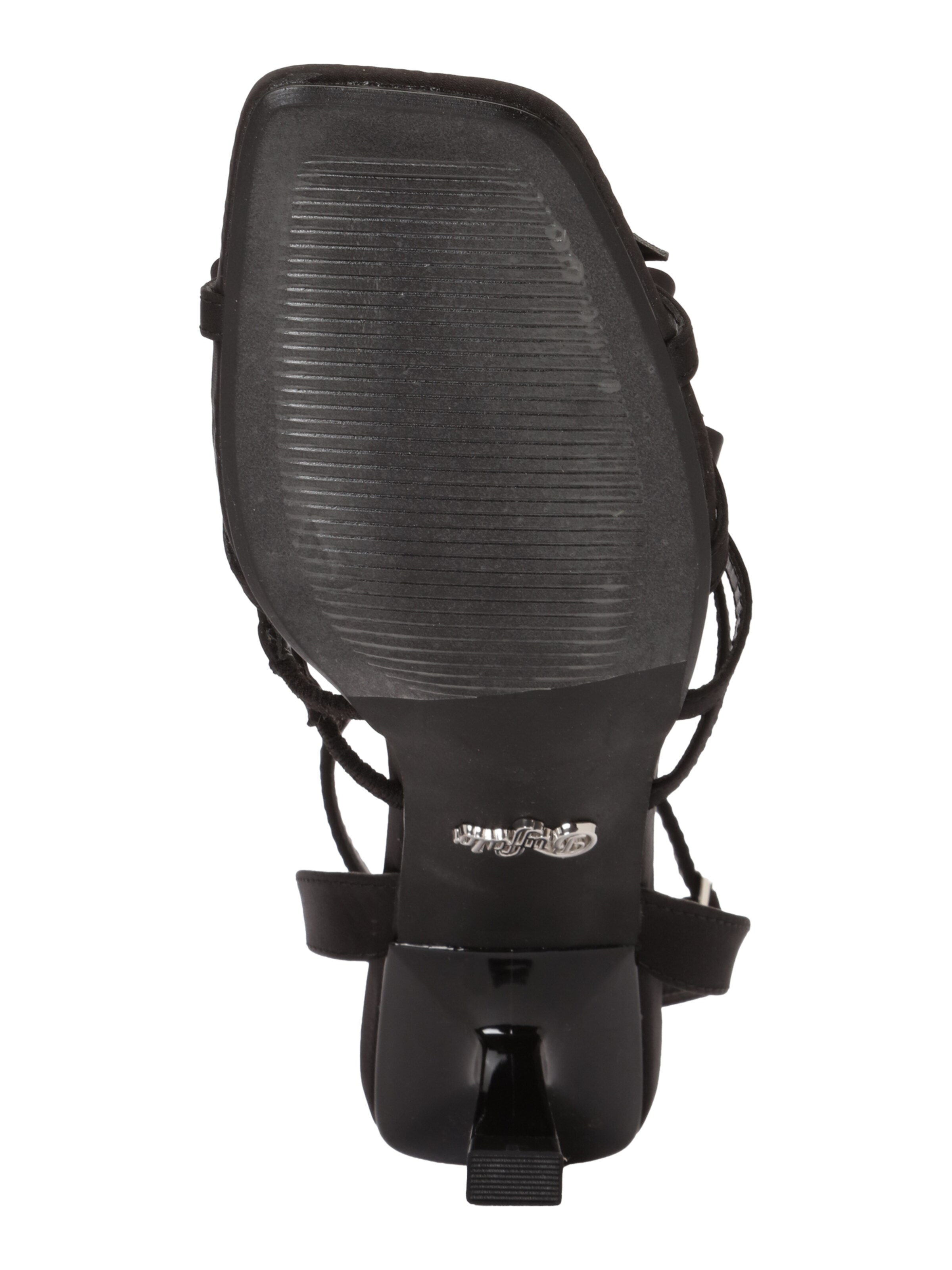 BUFFALO Босоножки с ремешком 'KAIDA BOW' в Черный