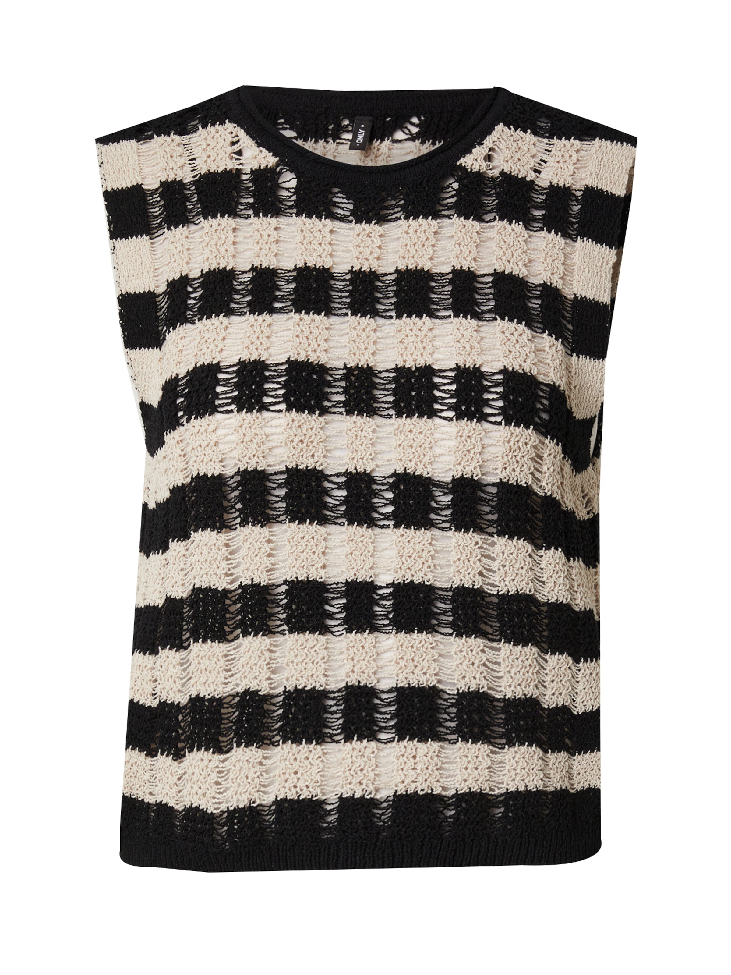 ONLY Strickweste 'ONLCAPRI' in Schwarz: Vorderseite
