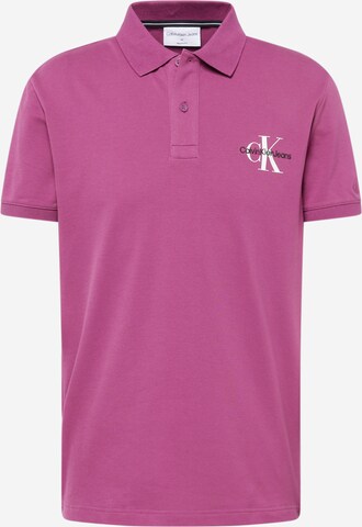 T-Shirt Calvin Klein Jeans en violet : devant