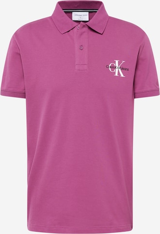 T-Shirt Calvin Klein Jeans en violet : devant