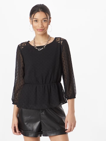 ABOUT YOU Blouse 'Mirell' in Zwart: voorkant