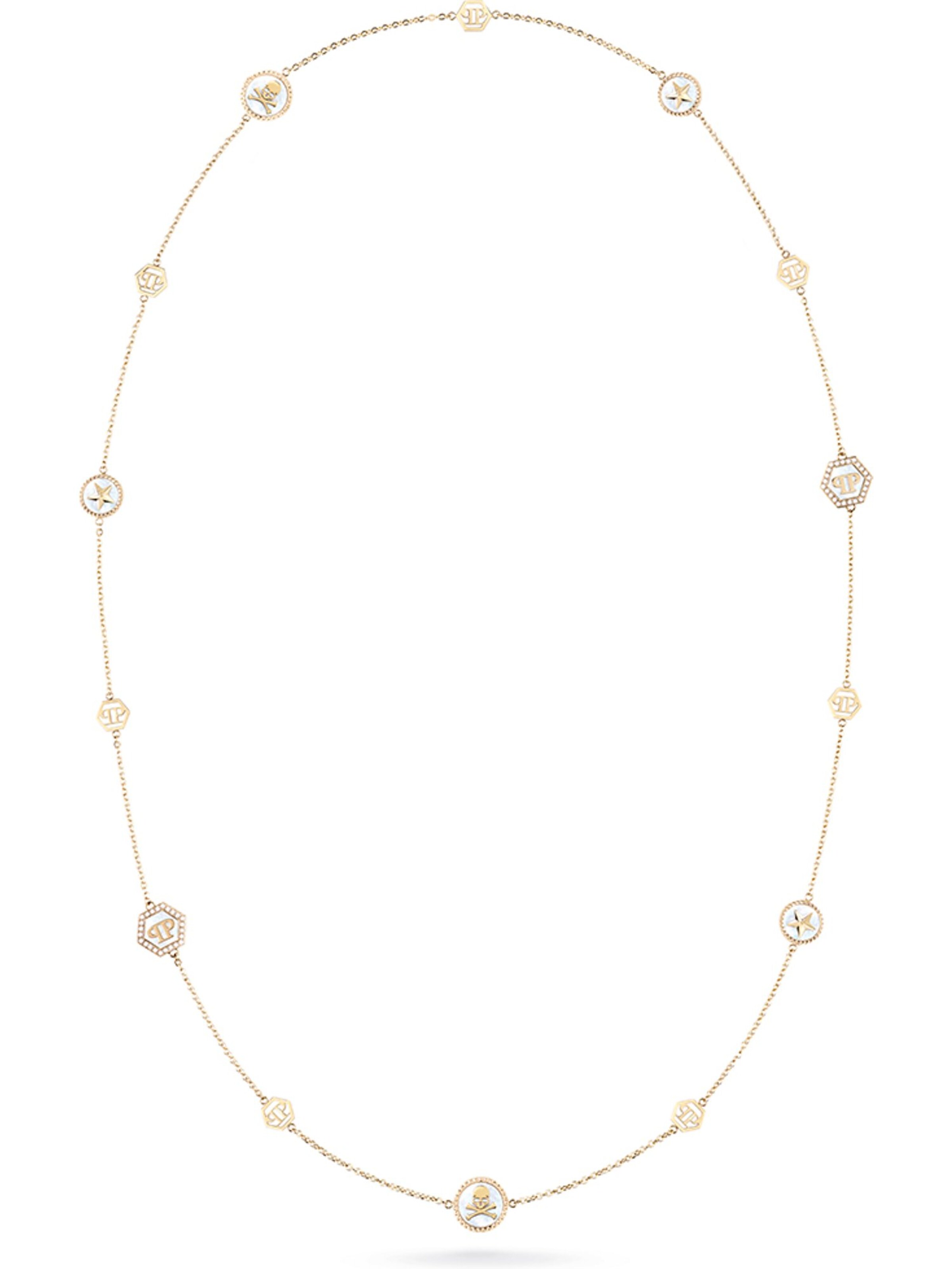 Philipp Plein Kæde i guld: forside