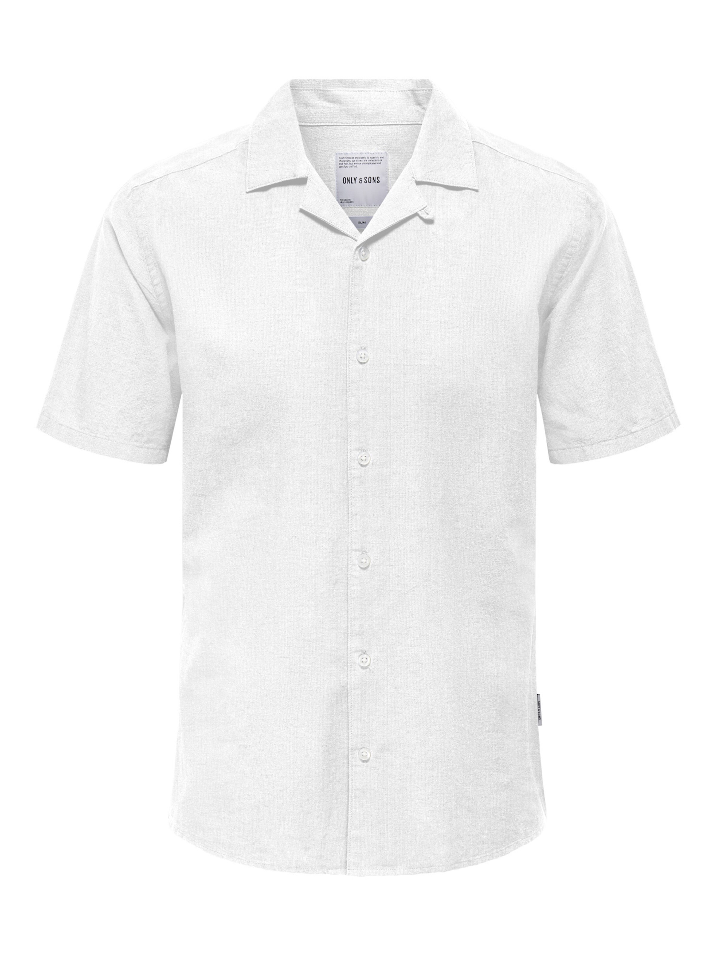 Only & Sons Skjorte 'Cantley' i hvid: forside