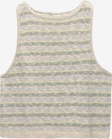 Pull&Bear Knitted top in Beige: front