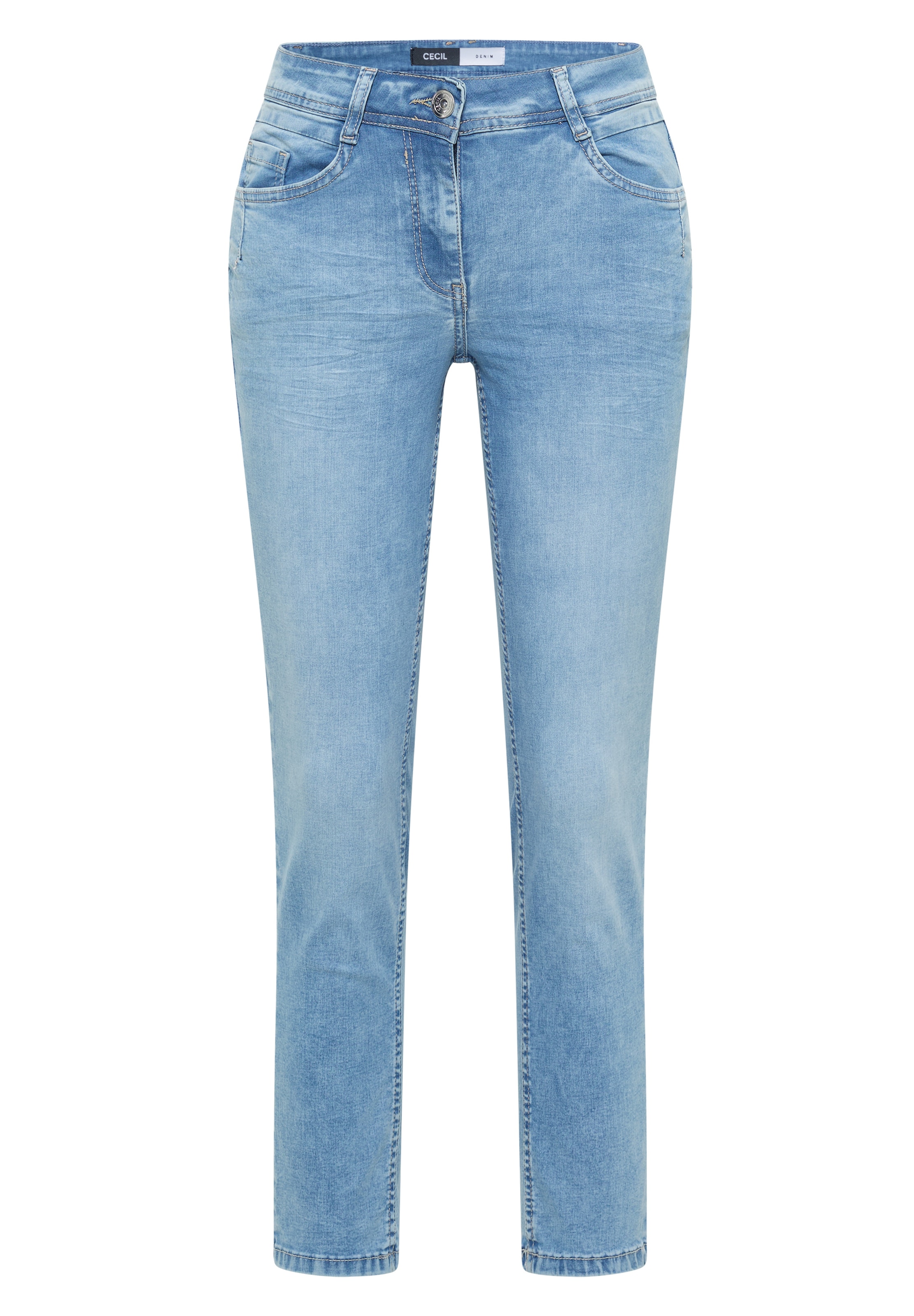 CECIL Slimfit Jeans 'Charlize' in Blau: Vorderseite