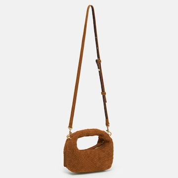 Les Visionnaires Handbag 'Greta Micro weave' in Brown
