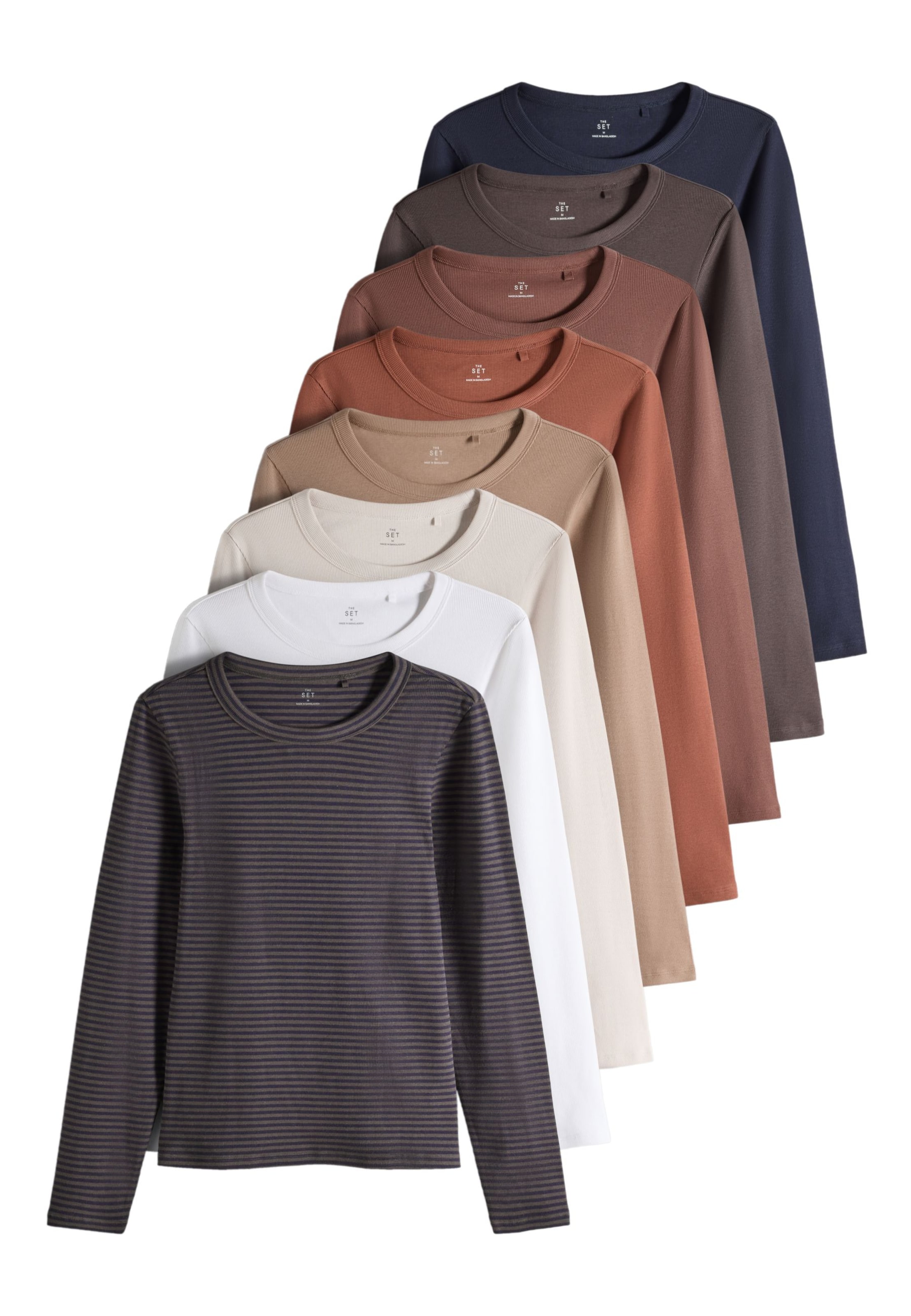 The Set T-shirt i blandade färger: framsida
