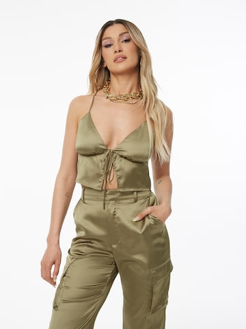 ABOUT YOU x Alina Eremia Top 'Talea' in Green: front