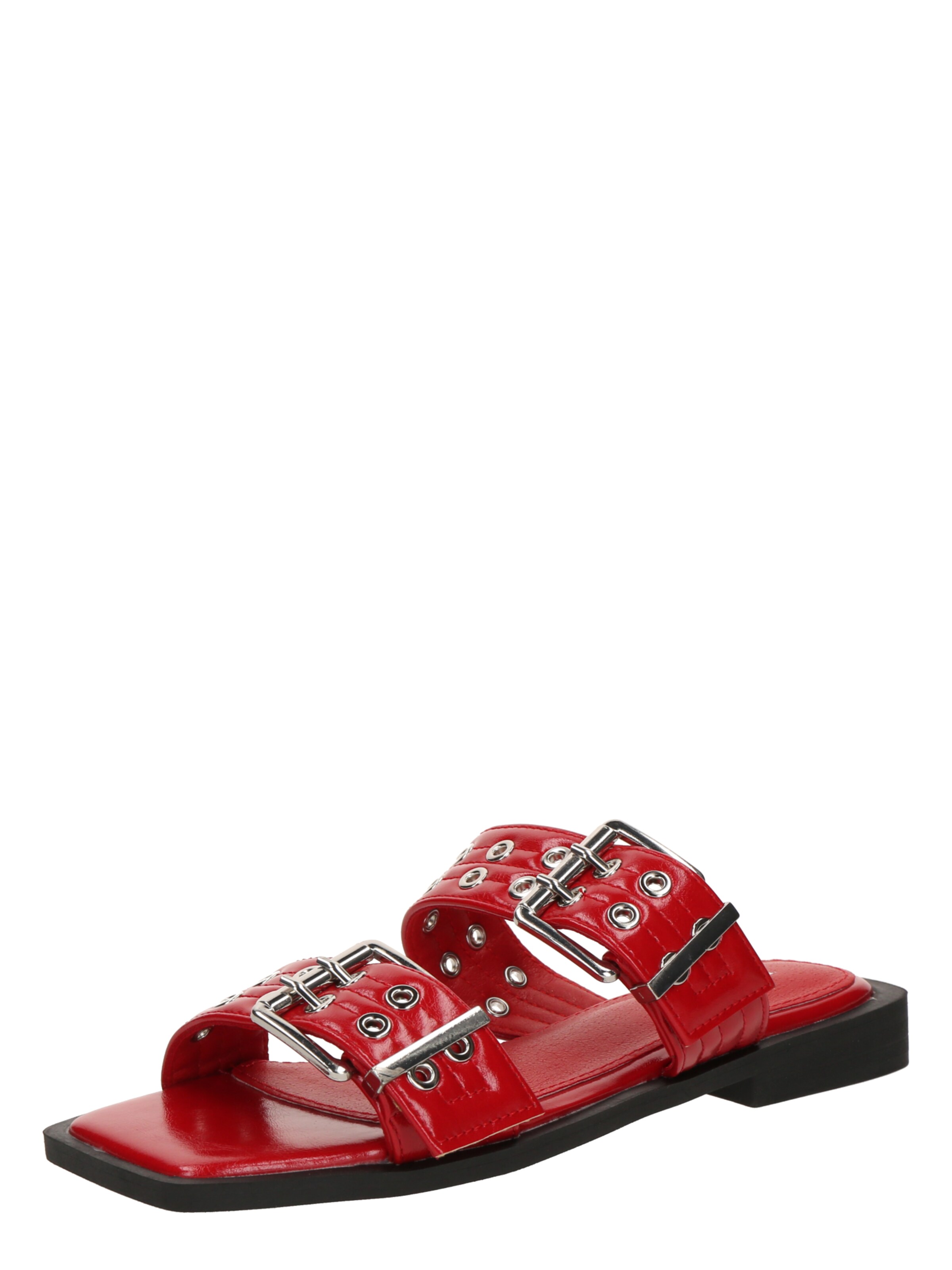 sarkans Raid Ādas čības 'ROLLY': no priekšpuses