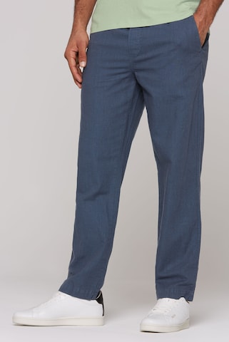 CMPD Regular Pants in Blue: front