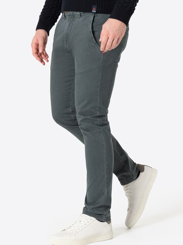 TIMEZONE Slim fit Chino Pants 'Janno' in Grey: front
