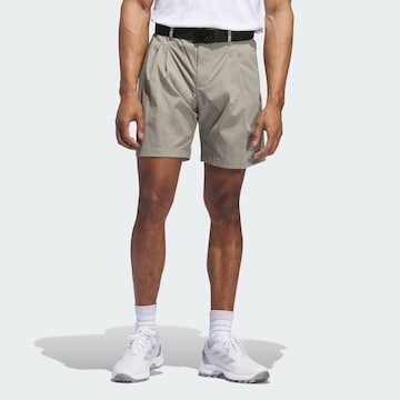 ADIDAS PERFORMANCE Regular Sportshorts 'Go-To Pleated' in Beige: Vorderseite