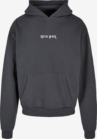 Merchcode Sweatshirt 'Grand Thug Life' in Grijs: voorkant
