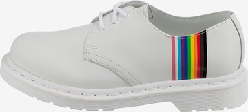 Dr. Martens Lace-Up Shoes 'For Pride' in White: front