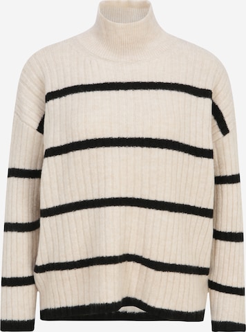 Only Petite Pullover 'ANNA' i beige: forside