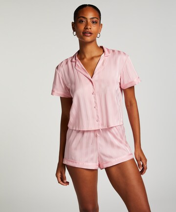 Hunkemöller Short Pajama Set in Pink