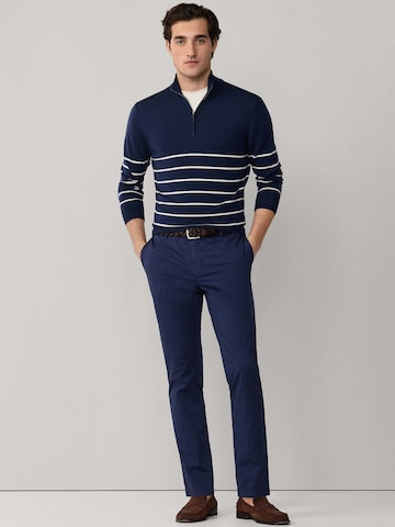 Hackett London Slimfit Chinohose in Blau