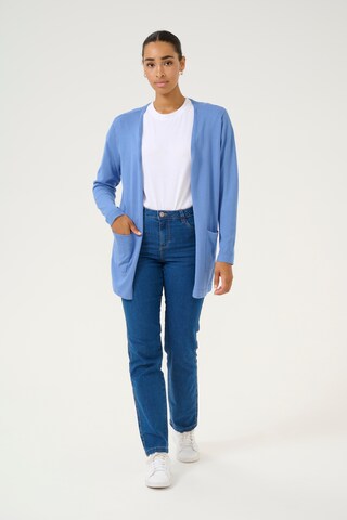 Kaffe Knit Cardigan 'KAFenia' in Blue