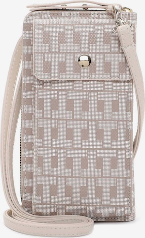 TAMARIS Smartphonehoesje 'Linn' in Beige: voorkant