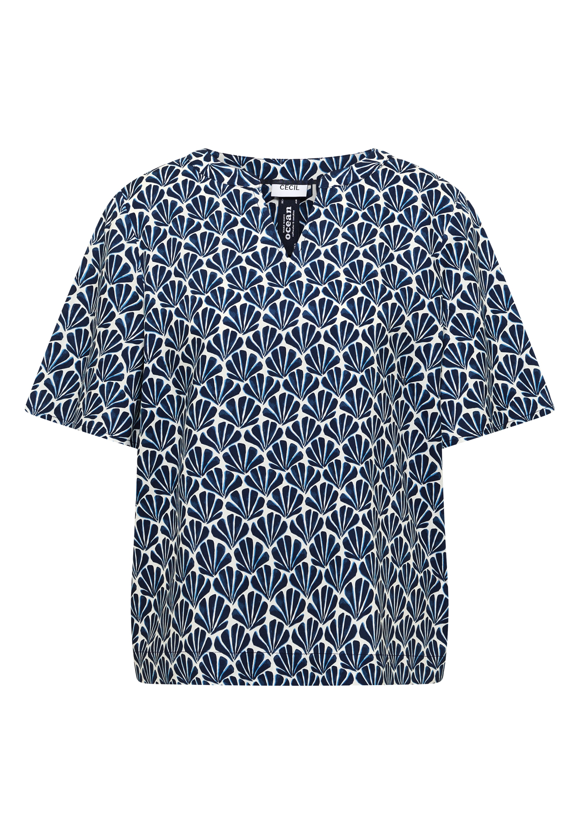 CECIL Bluse in Blau: Vorderseite