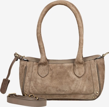 Borsa a spalla di Burkely in marrone: frontale