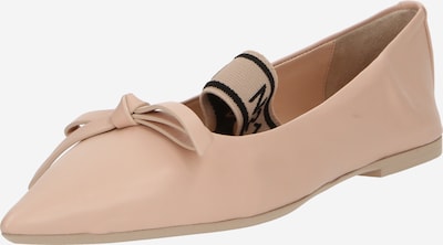 Balerinos su dirželiais iš N°21, spalva – kūno spalva / juoda, Prekių apžvalga