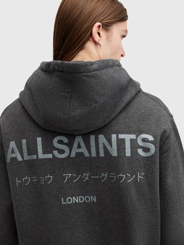 AllSaints Sweatshirt 'UNDERGROUND' in Grey