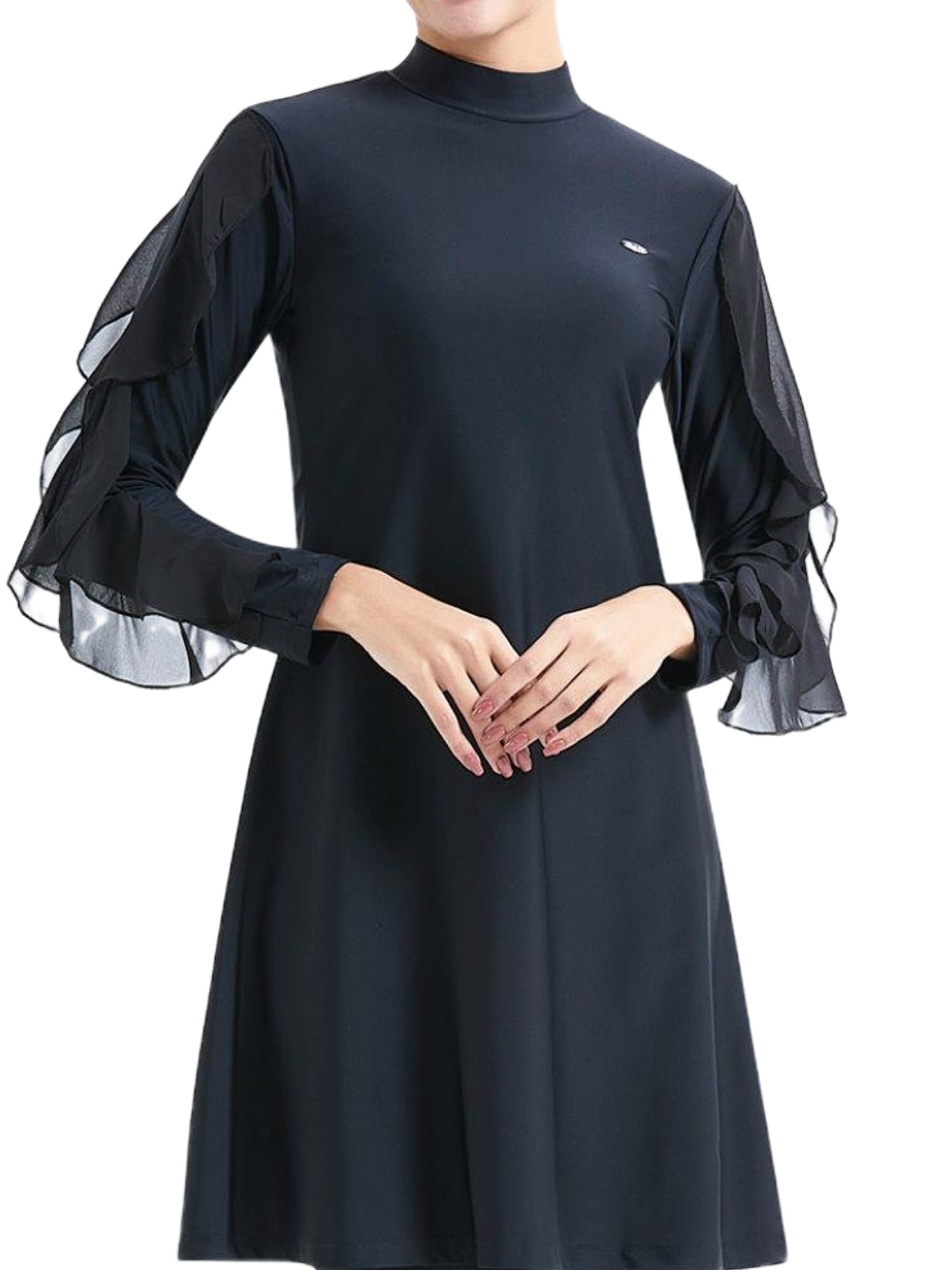 C&City Badpakjurk in Zwart