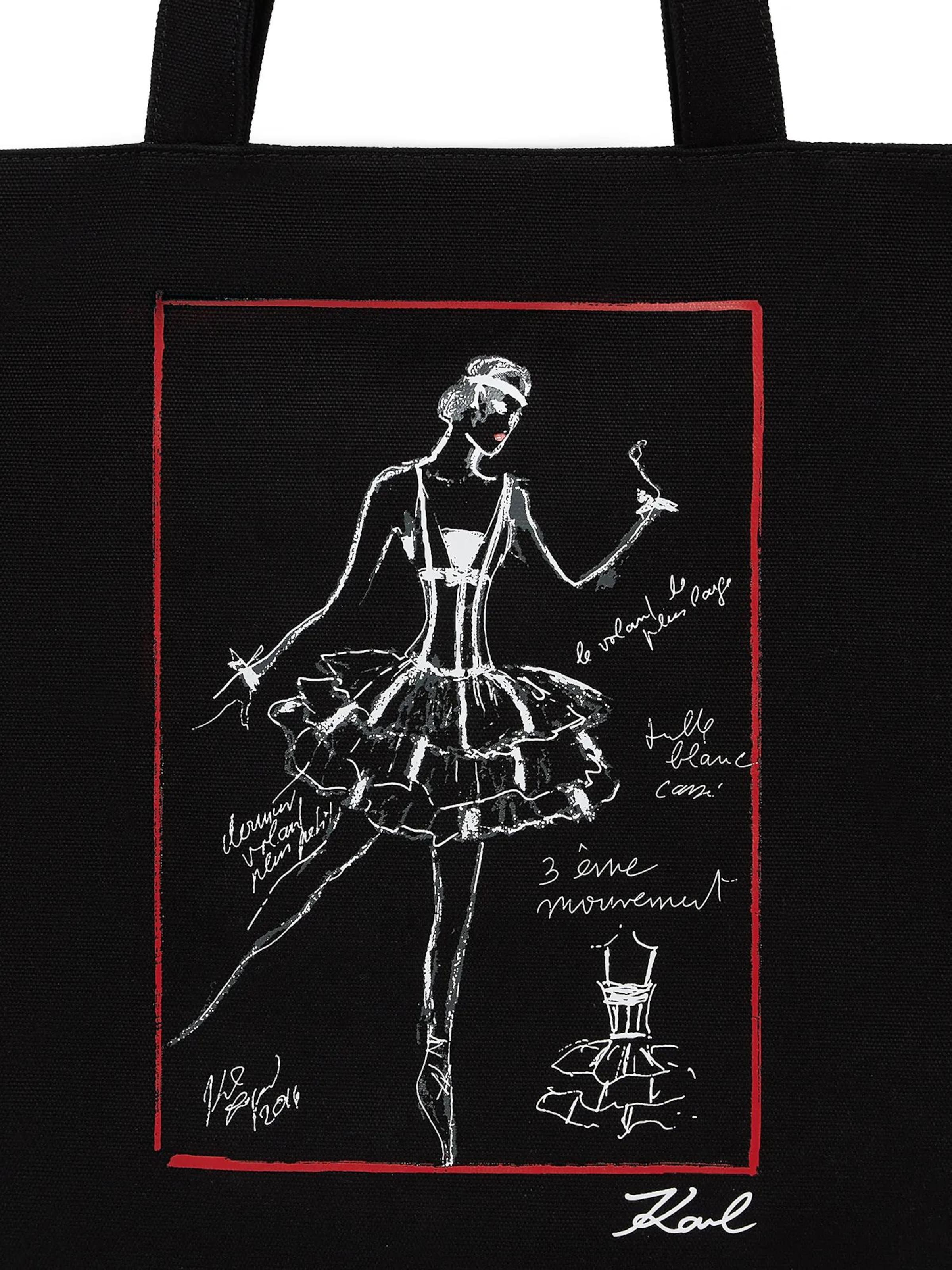 Shopper di Karl Lagerfeld in nero