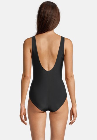 BECO the world of aquasports Bralette Swimsuit 'Dynamic Stripes' in Red