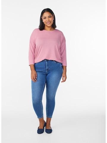 Zizzi Skinny Fit Дънки 'Amy' в синьо