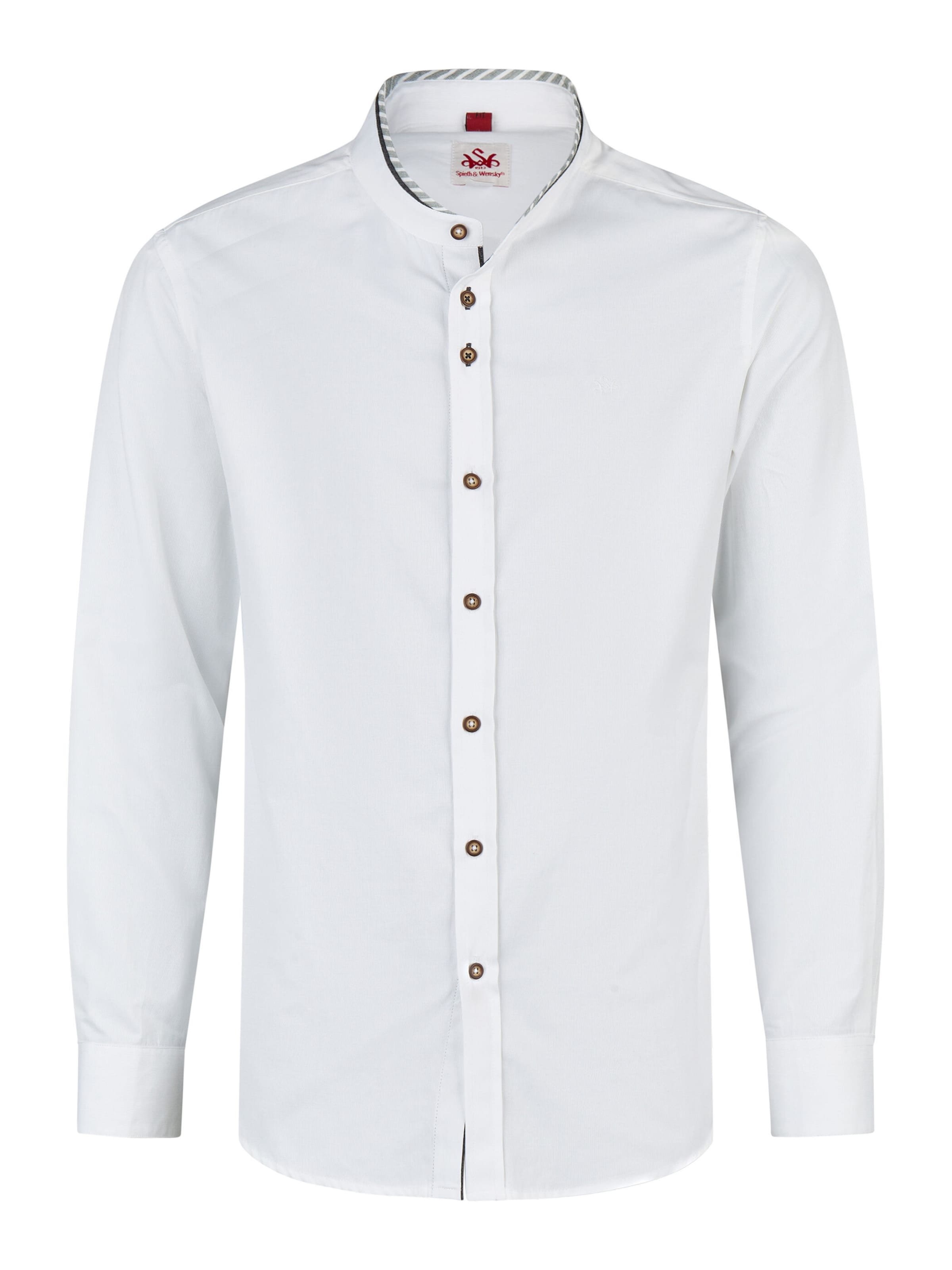 SPIETH & WENSKY Traditional button up shirt 'Kreuth' in 37-38 in Grey, Item view