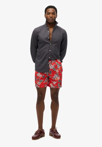 Superdry Zwemshorts in Rood
