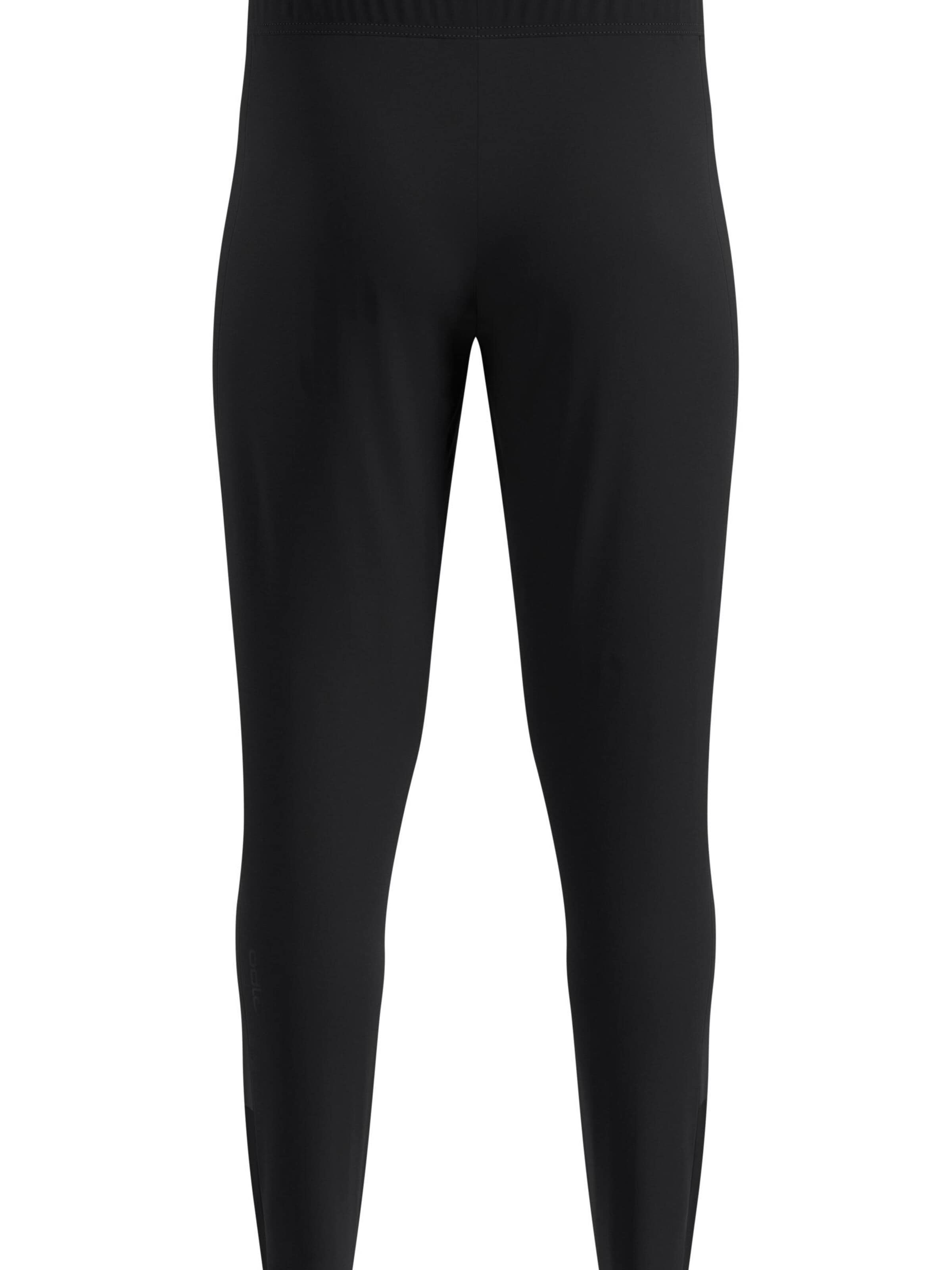 ODLO Slim fit Workout Pants 'ZEROWEIGHT' in Black