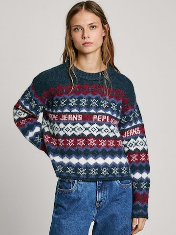 Pepe Jeans Pullover 'Hittela' in Blau: Vorderseite