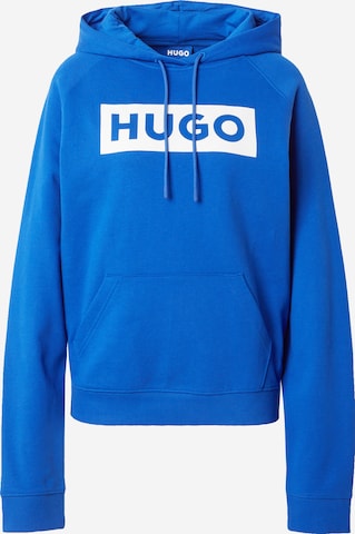 HUGO Sweatshirt 'Dariane' in Blue: front