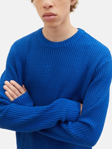 TOM TAILOR DENIM Sweater in Blue