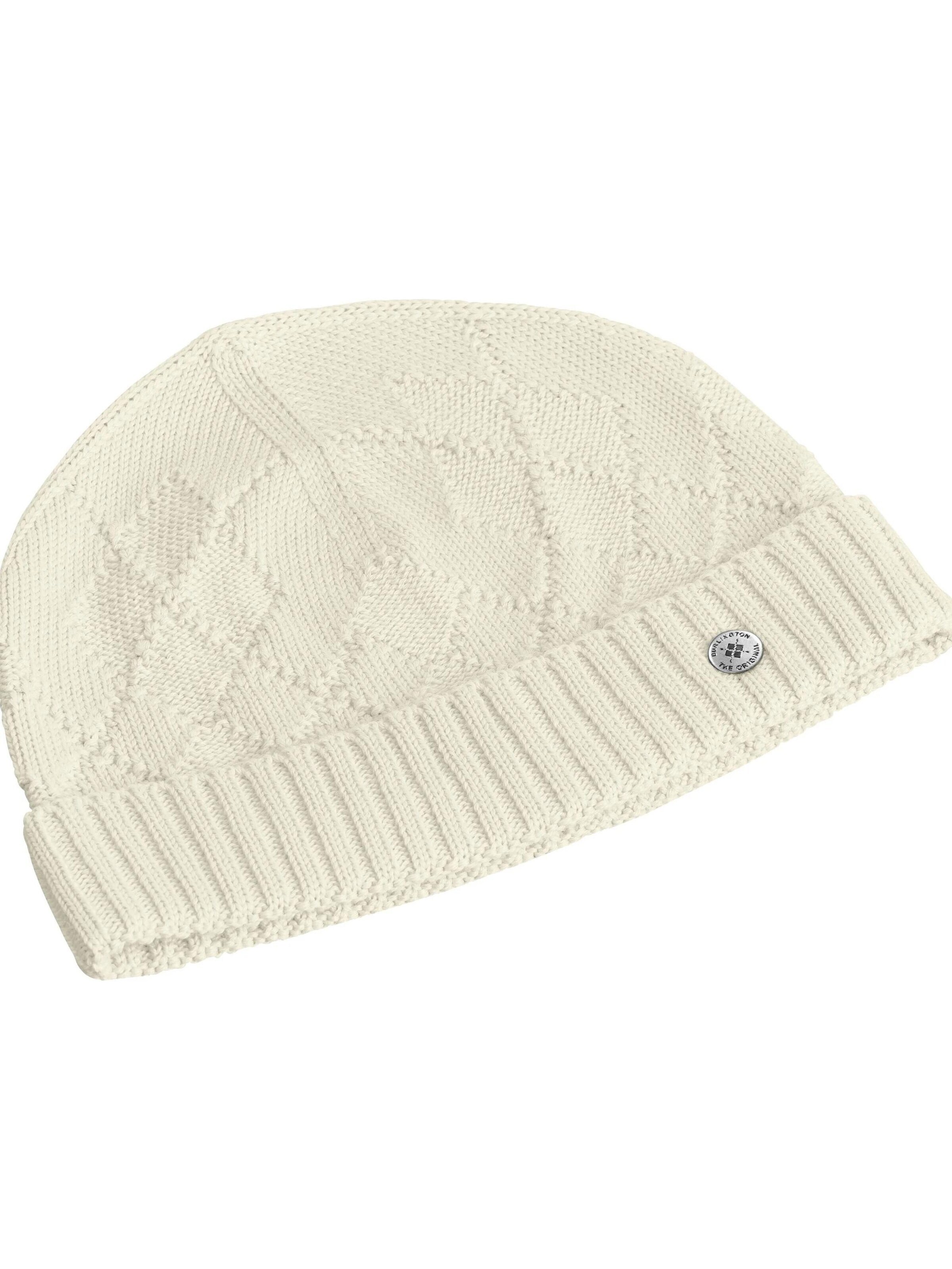 BURLINGTON Hut 'Argyle Accent'‌ in Weiß