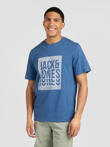 JACK & JONES Tričko 'FLINT' - Modrá: predná strana