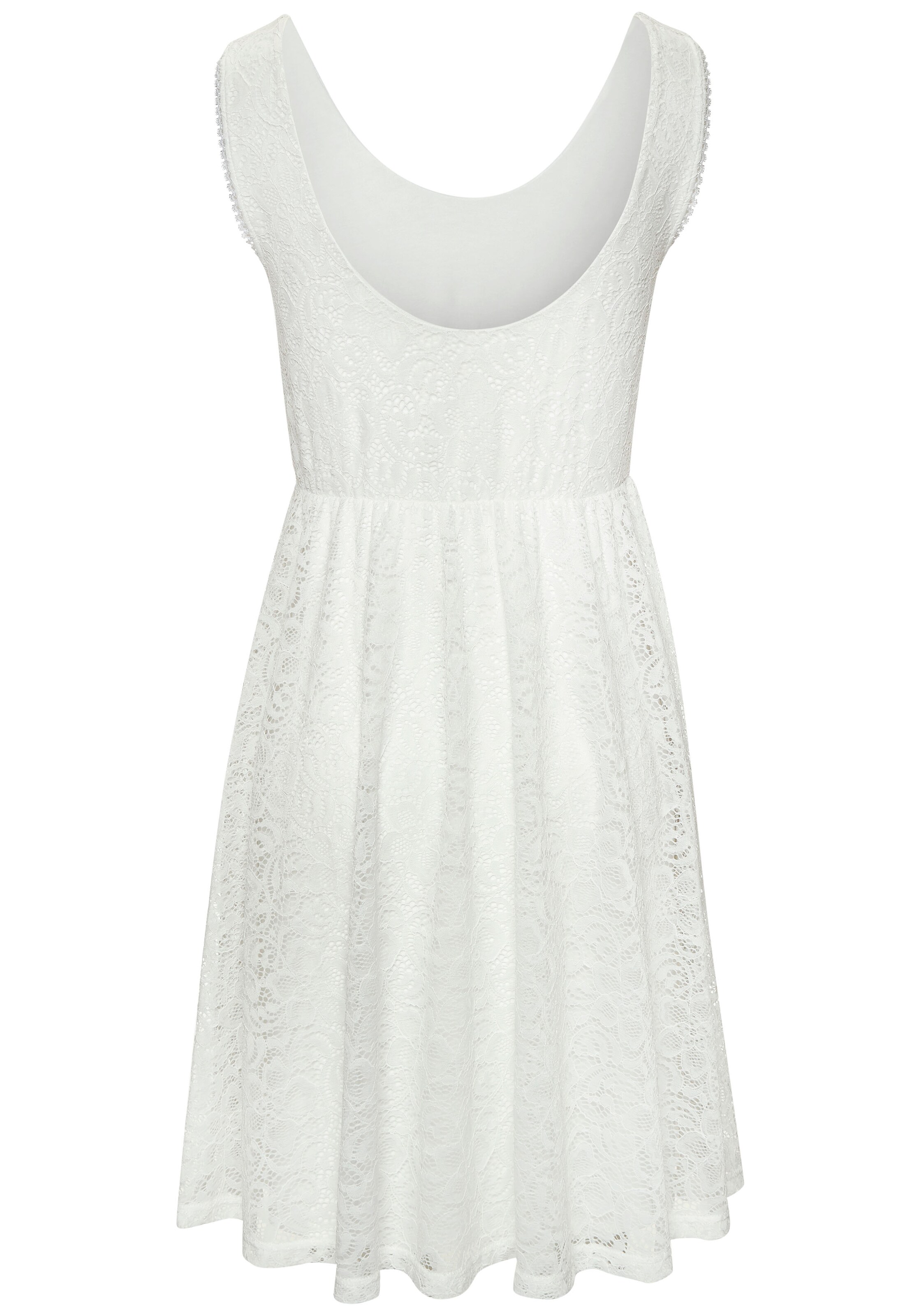 LASCANA Kleid in Weiß