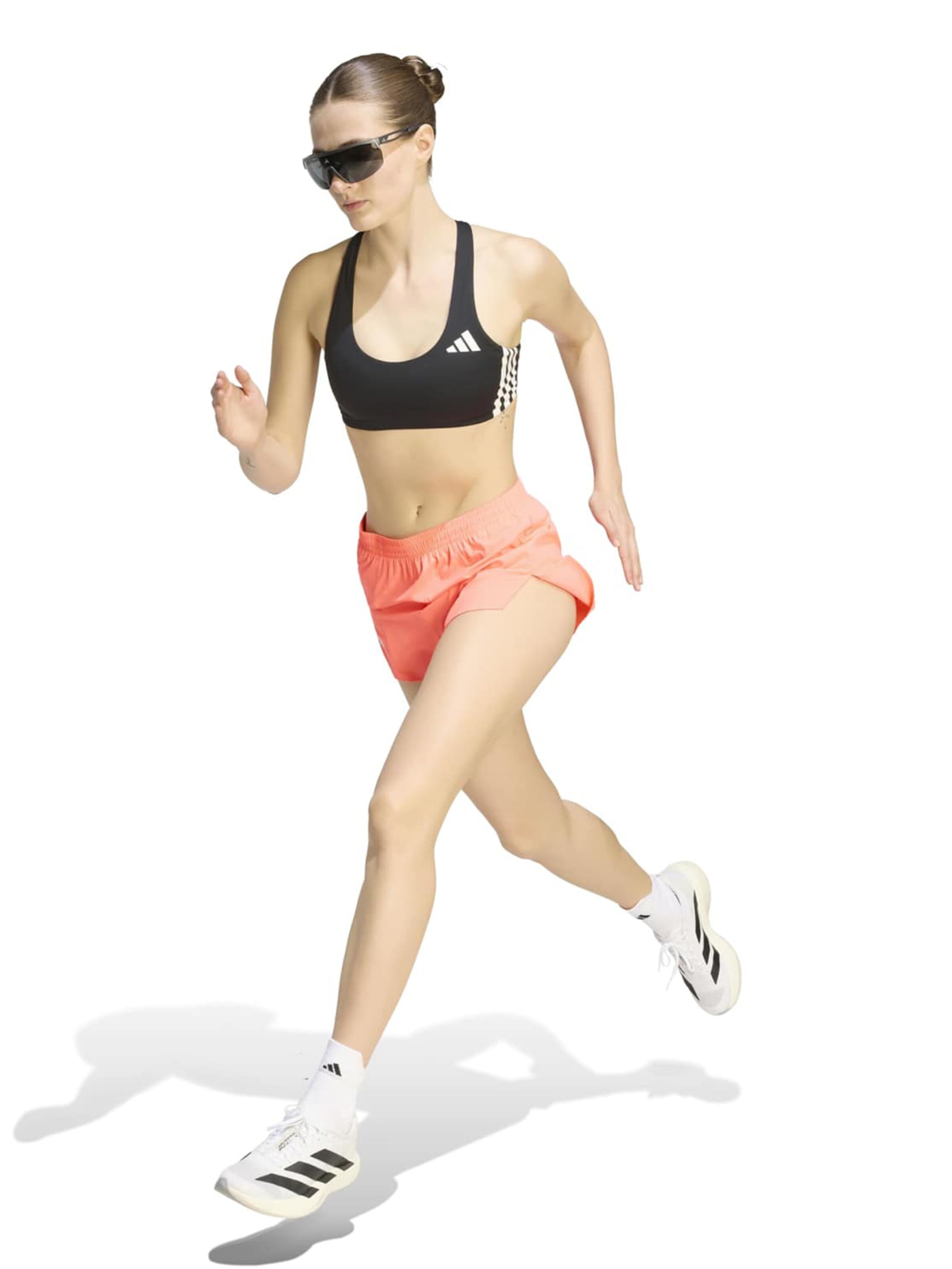 Regular Pantaloni sport 'ADIZERO' de la ADIDAS PERFORMANCE pe roz