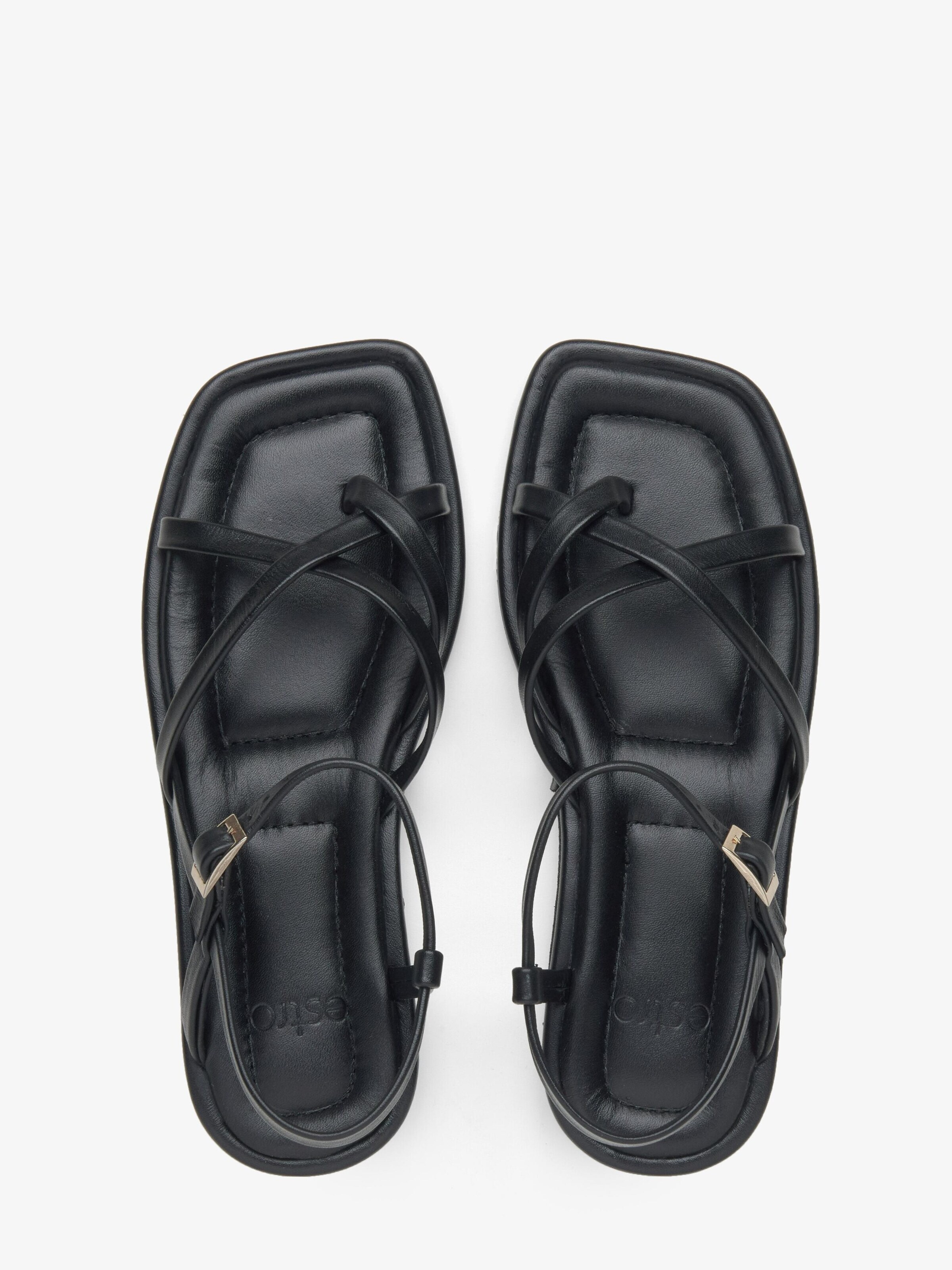 Estro Sandale '057-55'‌‌‌‌‌‌ in Schwarz